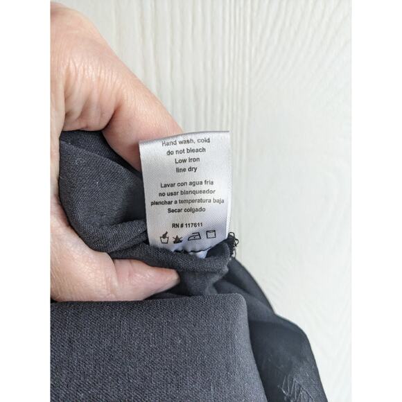 Have Women's Classic Black Three Button Pencil Skirt Size M - Picture 5 of 6